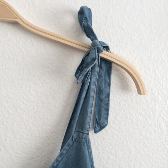 Modcloth Blue Chambray Lyocell Size Small - Picture 5 of 6